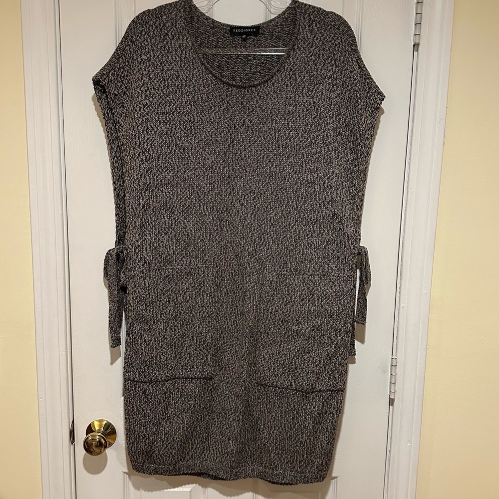 Kedziorek Side-tie tunic vest sweater top. EU size 40 (US M/L)